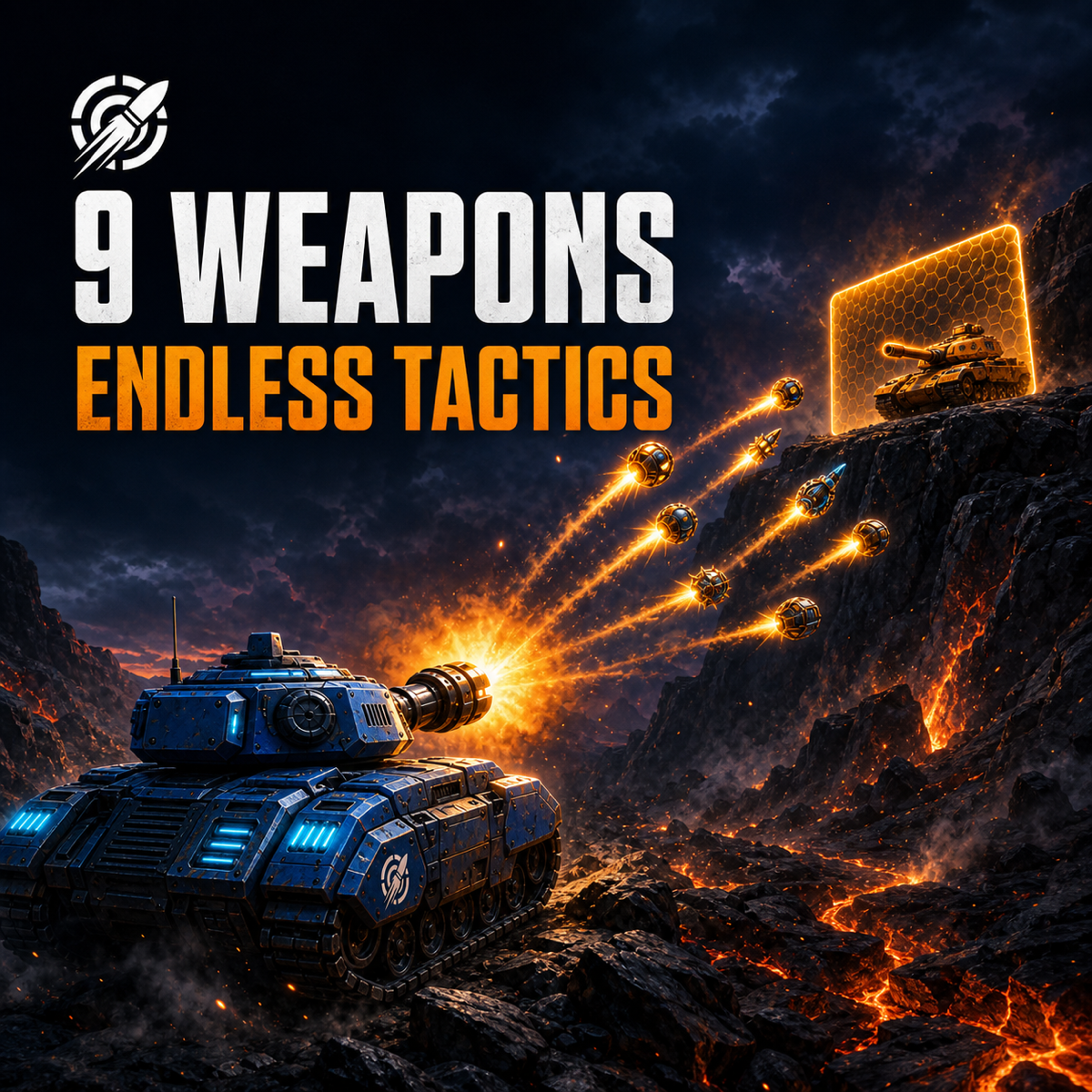 IronShot nine weapons campaign artwork